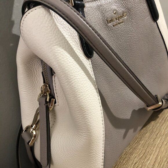 Kate Spade Jackson Medium Triple Compartment Satchel Shoulder Crossbody Bag - Picture 9 of 12